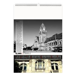 Calendrier publicitaire 13 feuillets Paysage et Patrimoine France grand