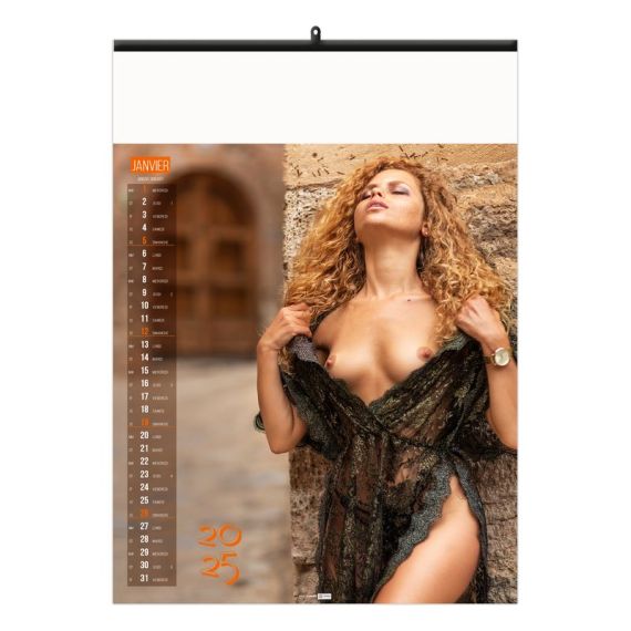 Calendrier personnalisable fabriqué en France 13 feuillets Passionata grand format