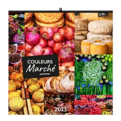 Calendrier 7 feuillets publicitaire fabriqué en France Couleurs Voyage Petit format