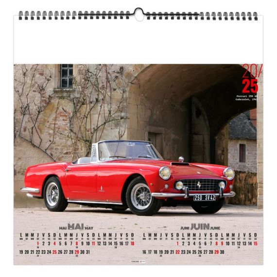 Calendrier personnalisable fabriqué en France 7 feuillets Design Car grand format