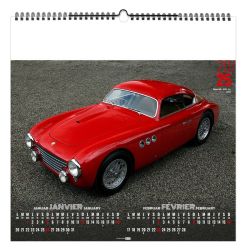 Calendrier personnalisable fabriqué en France 7 feuillets Design Car petit format