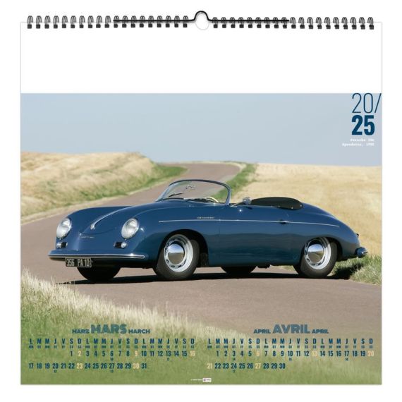 Calendrier personnalisable fabriqué en France 7 feuillets Design Car petit format