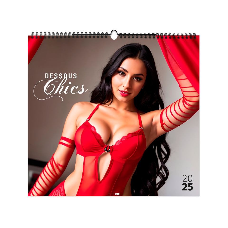 Calendrier personnalisable fabriqué en France 6 et 7 feuillets Dessous Chics petit format