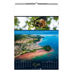 Calendriers personnalisés fabriqués en France 6 et 7 feuillets Douceur Réunionnaise grand format