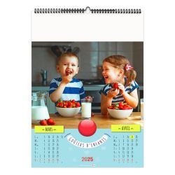 Calendrier publicitaire fabriqué en France 6 et 7 feuillets Enfants grand format