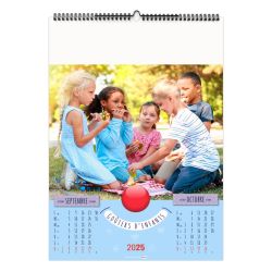 Calendrier publicitaire fabriqué en France 6 et 7 feuillets Enfants grand format