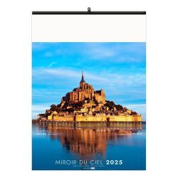 Calendrier personnalisable fabriqué en France 6 ou 7 feuillets L'eau vue du ciel grand format