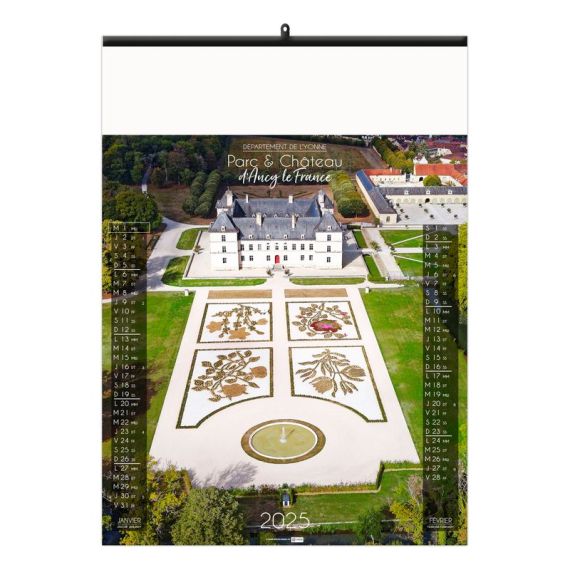 Calendrier personnalisable fabriqué en France 6 ou 7 feuillets Jardins Japonais grand format