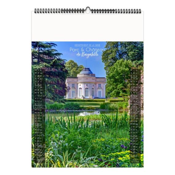 Calendrier personnalisable fabriqué en France 6 ou 7 feuillets Jardins Japonais grand format