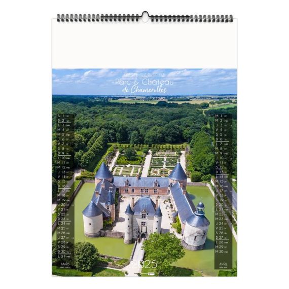 Calendrier personnalisable fabriqué en France 6 ou 7 feuillets Jardins Japonais grand format