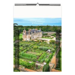 Calendrier personnalisable fabriqué en France 6 ou 7 feuillets Jardins Japonais grand format