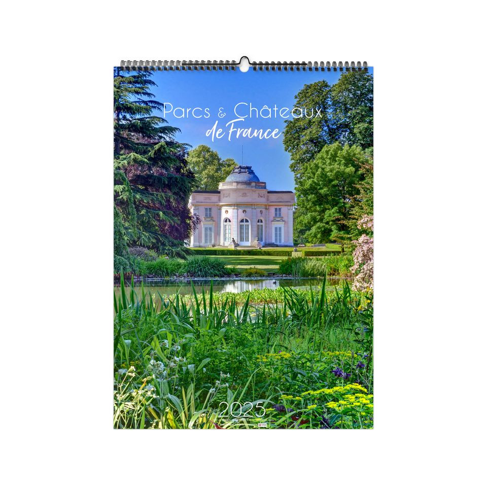 Calendrier personnalisable fabriqué en France 6 ou 7 feuillets Jardins Japonais grand format