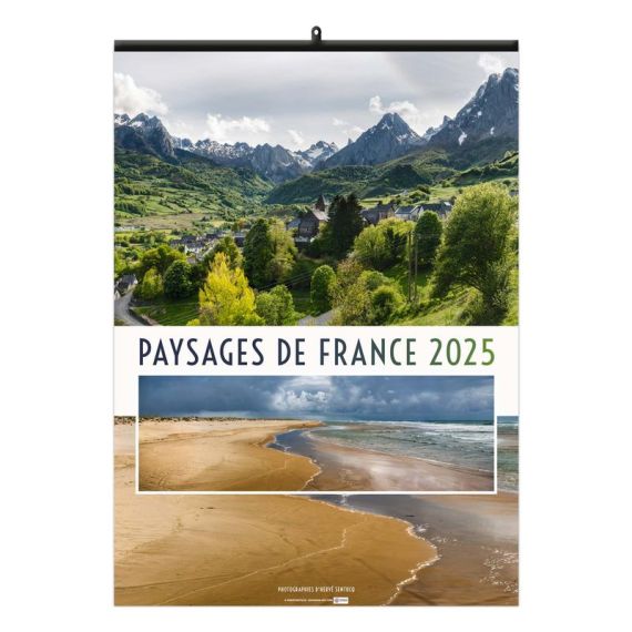 Calendrier personnalisable 6 et 7 feuillets Paysages de France grand format