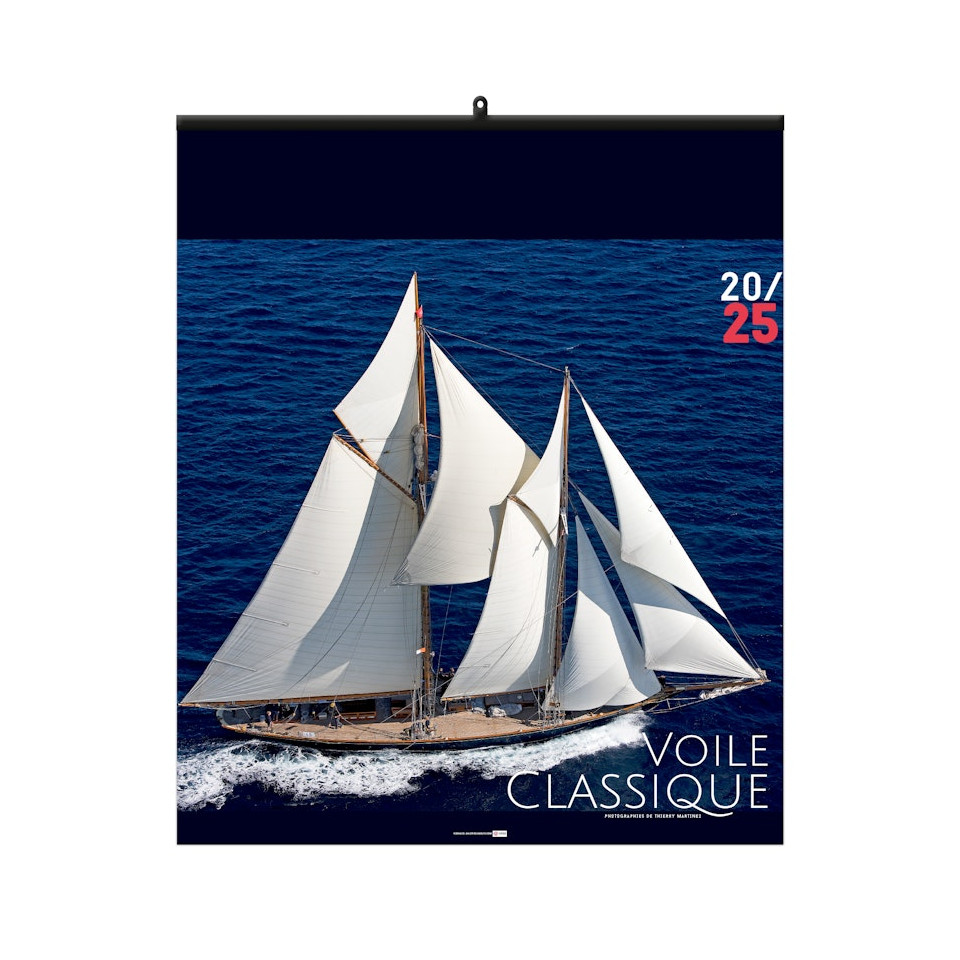 Calendrier personnalisable fabriqué en France 7 feuillets Voile Classique grand format