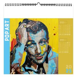 Calendrier personnalisable fabriqué en France 7 feuillets Pop Art grand format