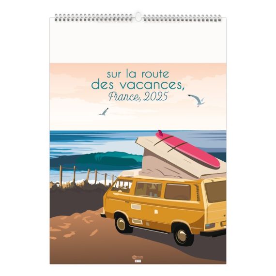 Calendrier personnalisable fabriqué en France 6 et 7 feuillets Côté Mer grand format