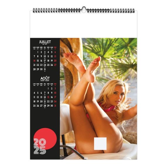 Calendrier personnalisable fabriqué en France 6 et 7 feuillets Séduction grand format