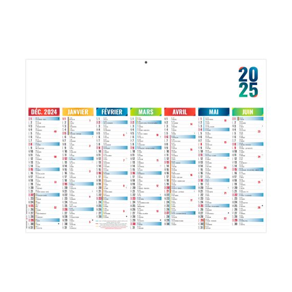 Calendriers bancaires personnalisables Arlequin Rigide