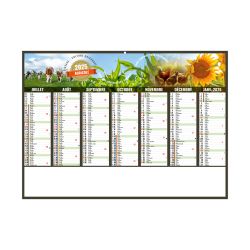 Calendrier personnalisable bancaire Agriculture rigide