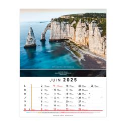 Calendrier personnalisé fabriqué en France 12 feuillets Céline