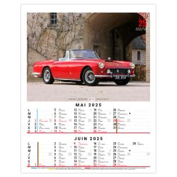 Calendrier personnalisable fabriqué en France 6 feuillets Gilles