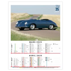 Calendrier personnalisable fabriqué en France 6 feuillets Gilles