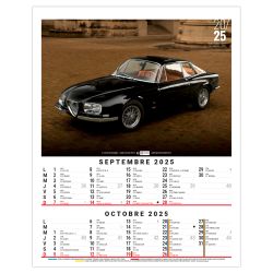 Calendrier personnalisable fabriqué en France 6 feuillets Gilles