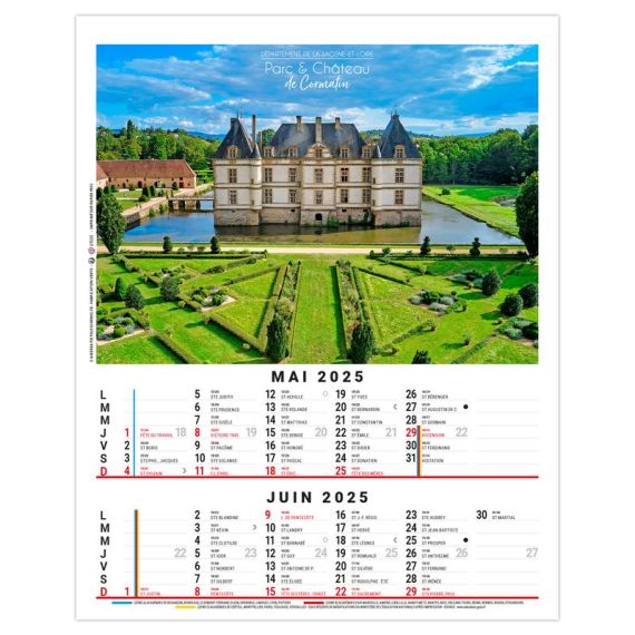 Bloc illustré agrafé de 6 feuillets personnalisable fabriqué en France Louis