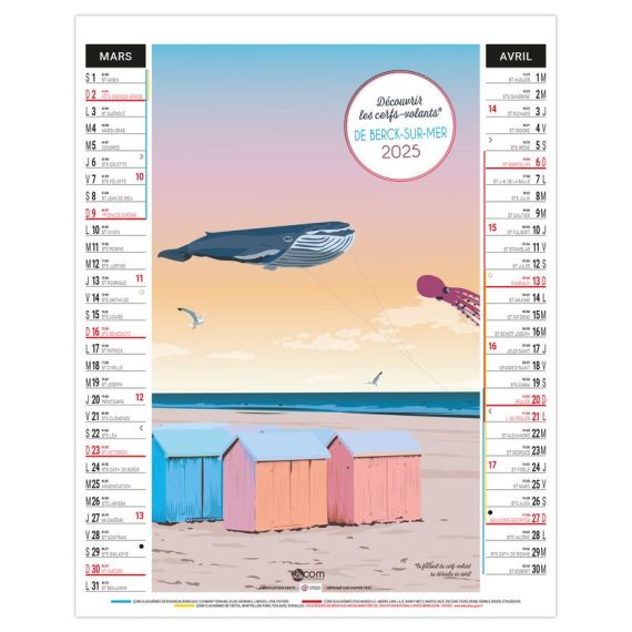 Bloc illustré agrafé de 6 feuillets publicitaire fabriqué en France Diane