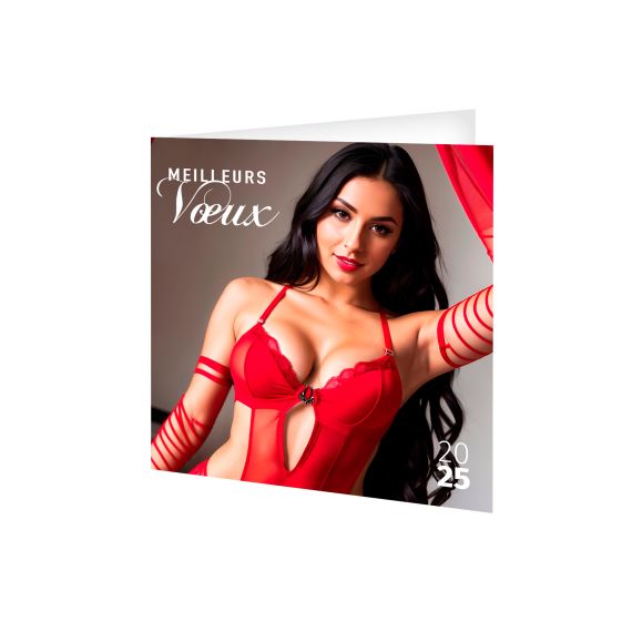 Cartes de voeux personnalisables fabriquées en France Dessous chics