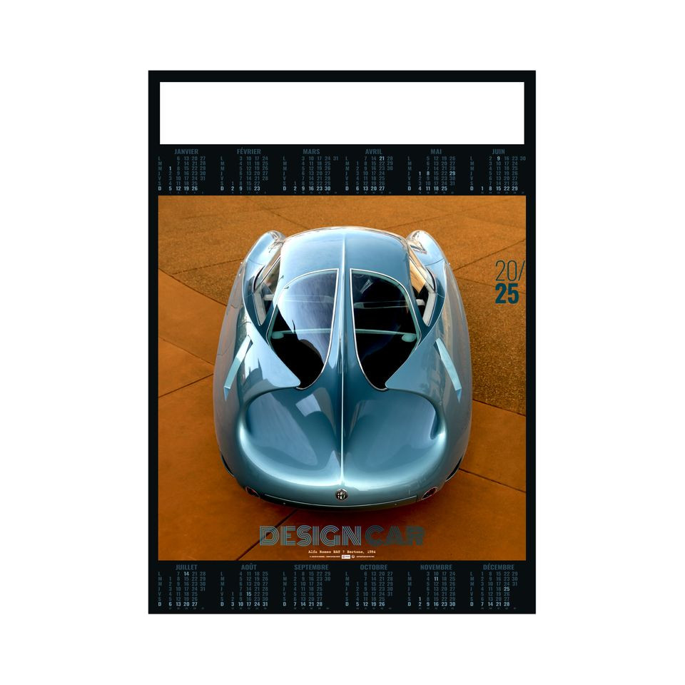 Poster publicitaire fabriqué en France Design Car 500x700 mm