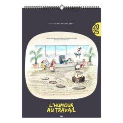 Calendrier personnalisable 6 et 7 feuillets L'humour au travail grand format