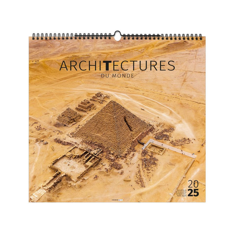 Calendrier personnalisable fabriqué en France 7 feuillets Architectures grand format