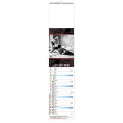 Calendrier 12 feuillets personnalisable fabriqué en France Lingerie 