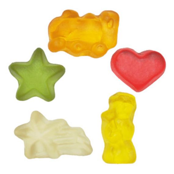 Bonbons publicitaires fabriqués en Europe formes standard HARIBO