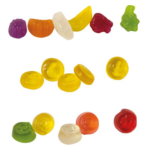 Bonbons publicitaires fabriqués en Europe formes standard HARIBO