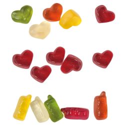 Bonbons publicitaires fabriqués en Europe formes standard HARIBO