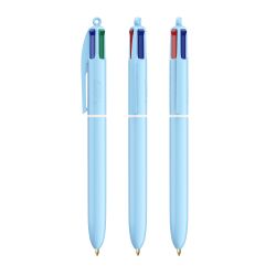 Stylo BIC 4 couleurs personnalisé fabriqué en France PASTEL