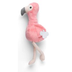 Peluche flamant rose Alicia personnalisée publicitaire