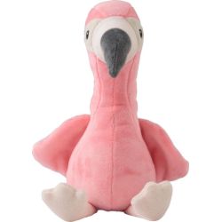 Peluche flamant rose Alicia personnalisée publicitaire