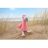 Peluche flamant rose Alicia personnalisée publicitaire