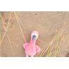 Peluche flamant rose Alicia personnalisée publicitaire