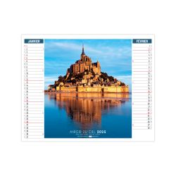 Calendrier personnalisable fabriqué en France Miroir du ciel 2 en 1