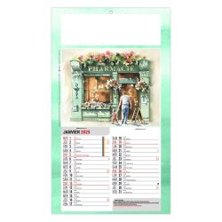 Calendrier personnalisable fabriqué en France 1 Vue Pharma