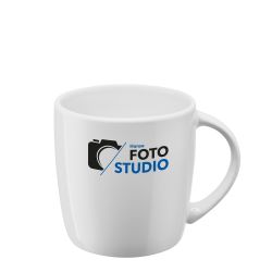 Mug personnalisable Ennia White en grès personnalisable 250 ml