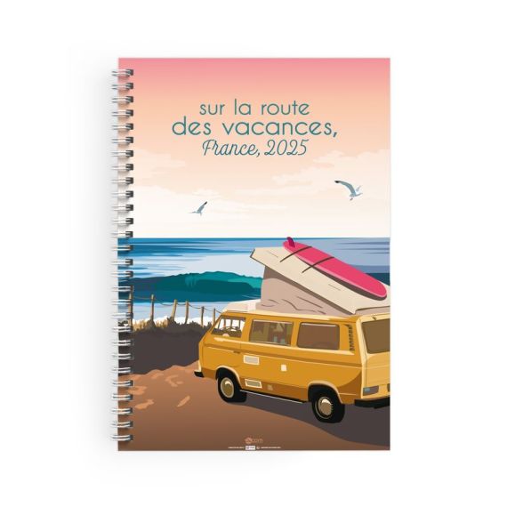 Agenda publicitaire fabriqué en France semainier Script Book spirale