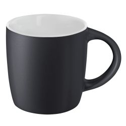 Mug Ennia Black inside personnalisé en grès noir avec intérieur coloré 250 ml