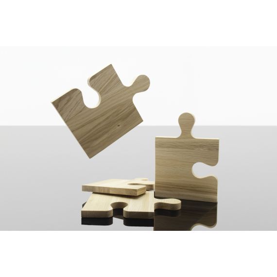 Set de 4 planches à découper puzzle personnalisé fabriqué Europe 