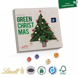 Calendrier de l’avent Lindt Mini Chocolate Ball personnalisé fabriqué en Europe