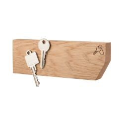 Porte-clés en bois effet magnétique personnalisé fabriqué en Europe FSC